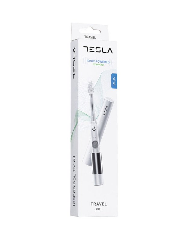 Elektrinis garsinis dantų šepetėlis TESLA TRAVEL (su baterija) 9